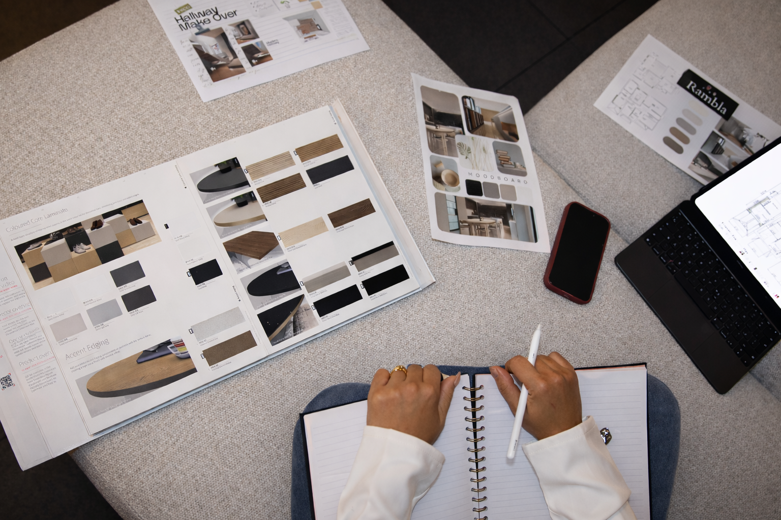 Rambla's Touch material desk setup